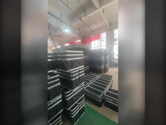 10u 4U ABS Shallow Rack Case With Wheels Top And Side Handle