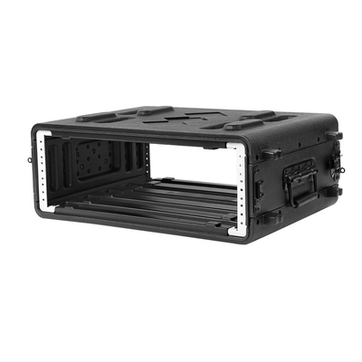 PE 15&quot; Depth 3U Flight Rack Case Black REACH 220 For Microphone Receiver