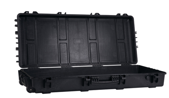 Custom Black Hard Case Electric Guitar Rack Case Wave Foam Top Lid REACH 220