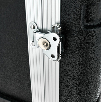 17&quot; Depth ABS Dj  Rolling 12u Rack Case 19&quot;  Black 2 Carry Handles
