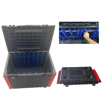 PE LED Display Screens Trunk Lighting Equipment Case Removable Flight Case