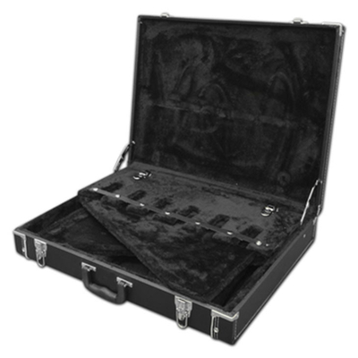 Plywood Hardshell Guitar Rack Case Guitar Stand Padded Carrying Handle