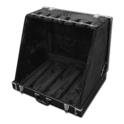 Plywood Hardshell Guitar Rack Case Guitar Stand Padded Carrying Handle