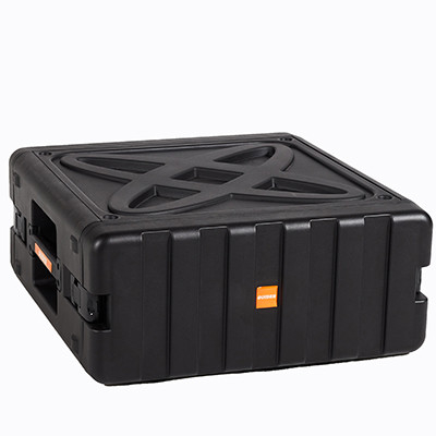 Black Color PP 4u 19 Inch Rack Case Resistant Corrosion And Impact