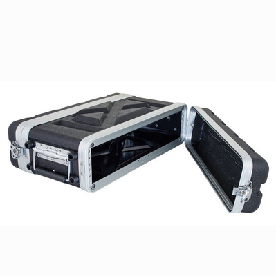 Microphone 2U Shallow Rack Case Waterproof  ABS 8&quot; Depth