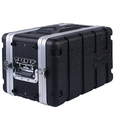 Durable  ABS 8&quot; Depth 6u Shallow Flight Case 4X Laches