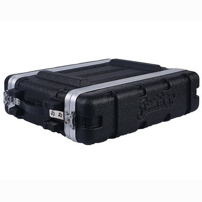 خفيفة الوزن ABS 2U Flight Rack Case 12 &quot;عمق 19&quot; Width