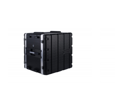 2 Carry Handles 19 Inch Rack Case ABS 12U Twist Locks x 4