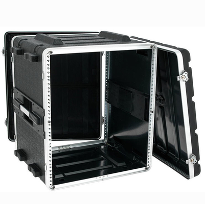 2 Carry Handles 19 Inch Rack Case ABS 12U Twist Locks x 4