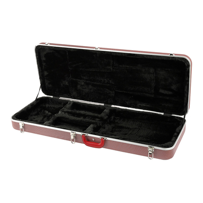 Red Hard Foam Electric Guitar Case Hard Shell ABS Foam AL Material Waterproof