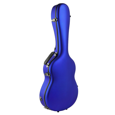 Casing Gitar Klasik Fiberglass Matte Blue Tahan Patah Tinggi