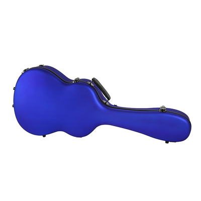 Casing Gitar Klasik Fiberglass Matte Blue Tahan Patah Tinggi