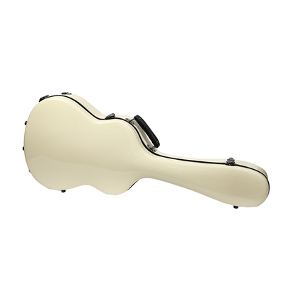 39 Inch Fiberglass Classic Guitar Case  Ivory