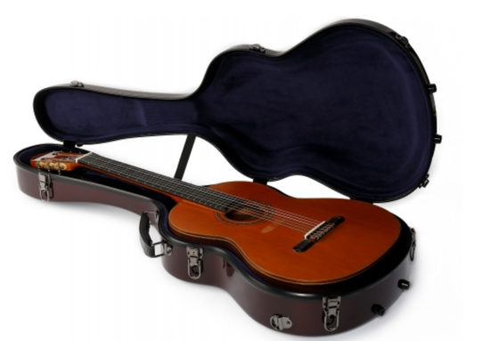 Luft-Kohlenstoff-Akustikgitarre-schwerer Fall für Reise-steifen Griff