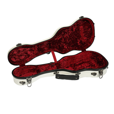 Ivory Concert Ukulele Hard Case Fiberglass Hardshell Waterproof