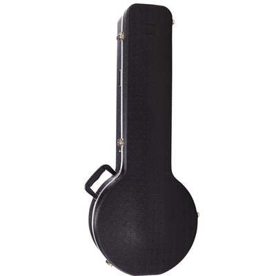 Reinforced ABS Hardshell Banjo Case Soft Plush 3 triple chrome plated latches