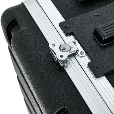 PA/DJ 19 Inch Rack Case 4U Rack Case With Wheels 4 Twist Latches