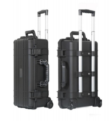 Hard Plastic Tool Carry Cases / Custom Logo Equipment Trolley Case Corrosion Resistant