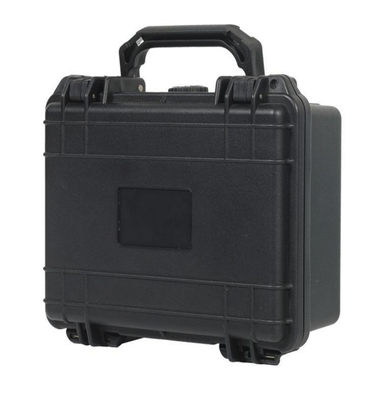 Portable Black Plastic Tool Carry Case PP Customized Foam Accept