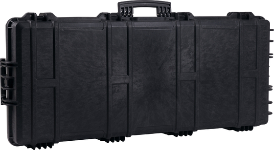 Custom Black Hard Case Electric Guitar Rack Case Wave Foam Top Lid REACH 220