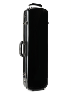 Fiberglass Rectangular Violin Hard Case Black Waterproof