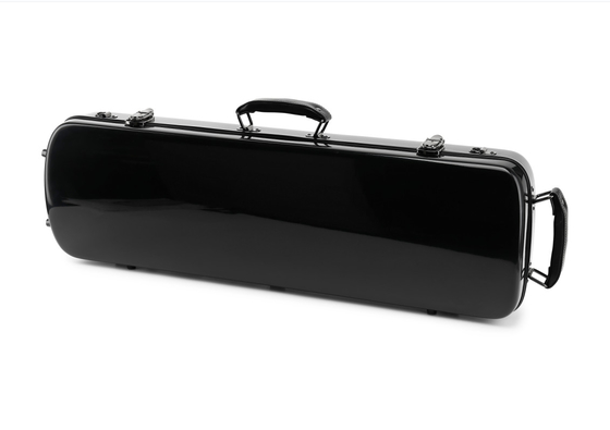 Fiberglass Rectangular Violin Hard Case Black Waterproof