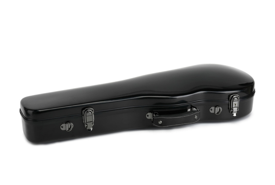 Durable Fiberglass Shell Violin Hard Case With Leather Handle Water Resistant