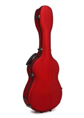 Matte Red Fiberglass Classical Guitar Rack Case  Break Resistance