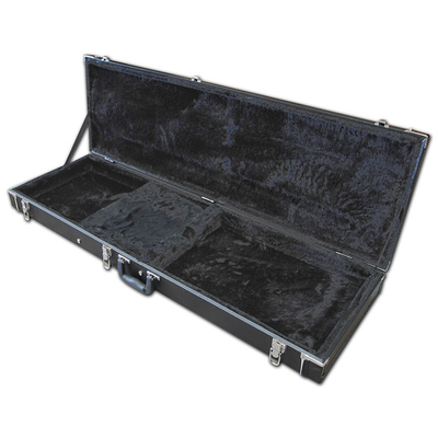 OEM Electric Guitar Wooden Case Rectangular Shaped Gold Fittings