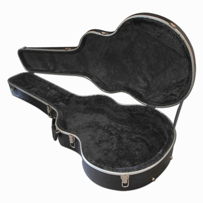 ABS Jumbo Acoustic Deluxe Flight Guitar Case With Handle Black Color