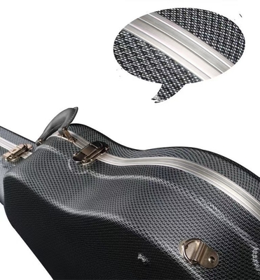 ABS Acoustic Guitar Hard Case Waterproof Foam Push T Shaped Concave Surface