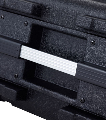 4U ABS Rack Case With Removable Doors Top And Side Handle