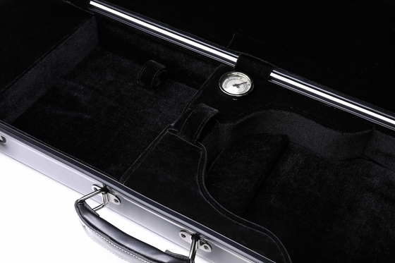 Waterproof Violin hard Case With Key Lock Soft Velvet Interior Leather Handle