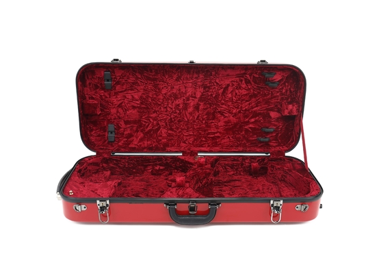 Fiberglass Luxury Double Violin hard Case With Key Lock Silk Lining