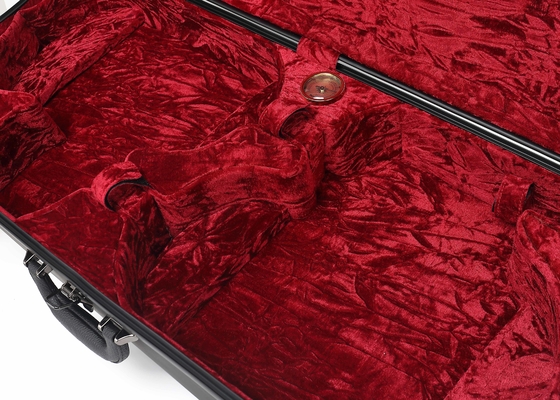 Fiberglass Luxury Double Violin hard Case With Key Lock Silk Lining
