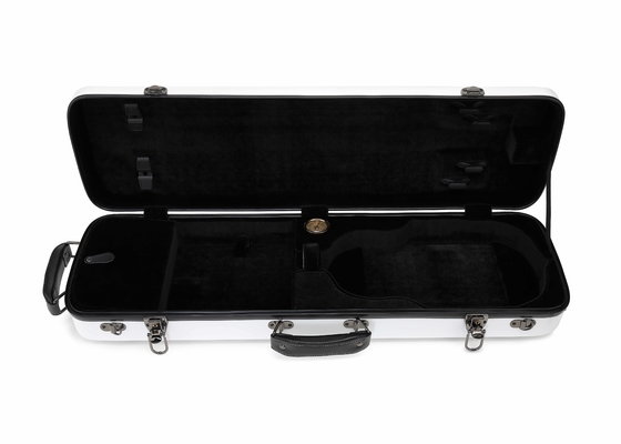 1 Year Warranty Leather Handle Violin Hard Case With Shoulder Strap