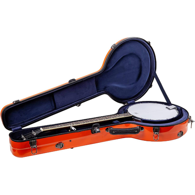 Standard Flight Approved Hardshell Banjo Cases With Adjustable Strap And 2 Interior Pockets