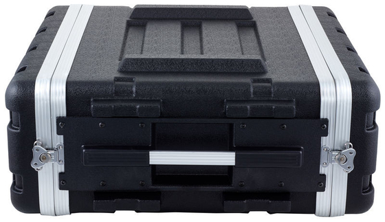 4U ABS Rack Case With Removable Doors Top And Side Handle